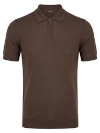 Пуловер-поло BML Base Polo Zip Neck Short Sleeve, 340108