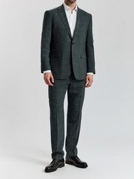 Брюки Tazio TR из ткани Reda "Super 120'S Glen Check Stretch"