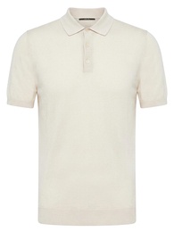 Пуловер-поло BML Base Polo Buttons Neck Short Sleeve, 340115