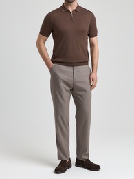 Пуловер-поло BML Base Polo Zip Neck Short Sleeve, 340108