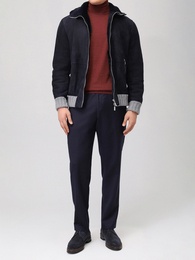 Брюки Massimo из ткани Reda "Attitude Light Flannel"
