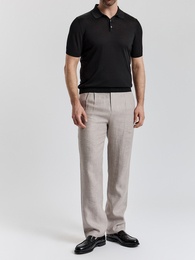 Пуловер-поло BML Base Polo Buttons Neck Short Sleeve, 340112