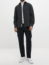 Брюки Massimo cargo из ткани Reda "Attitude Light Flannel"