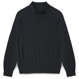 Пуловер BML Base Polo Buttons Neck Long Sleeve, 290133