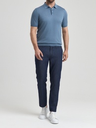 Пуловер-поло BML Base Polo Buttons Neck Short Sleeve, 340114