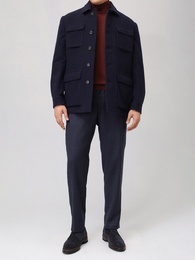 Брюки Massimo из ткани Reda "Attitude Light Flannel"